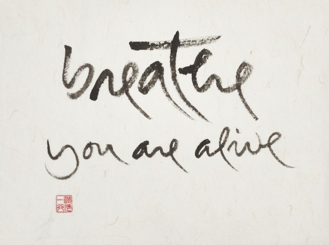 breathe you are alive