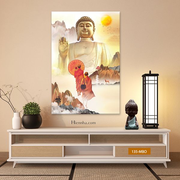 Tranh Phật treo tường: Hướng Phật
