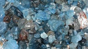 đá topaz xanh dương thô