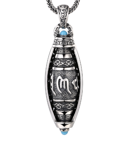 Mặt dây chuyền bạc Om Mani Padme Hum kinh luân xoay ( MATDC 222 ) 1 capture b62005849a8340b0848d31f8d93913e6