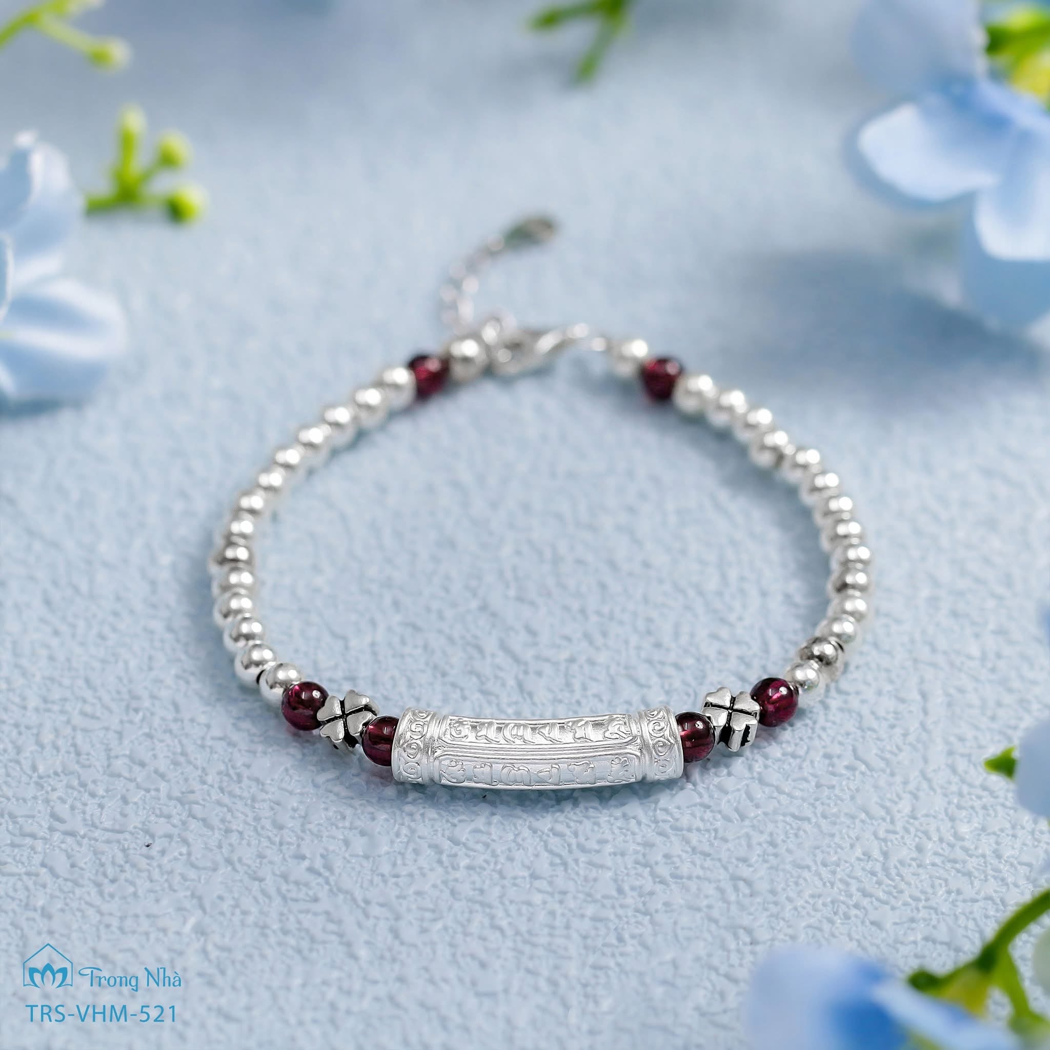 Lắc tay bi bạc mix charm Om mani padme hum ( VHM 521) 1 d2bdf930 c017 49ef bdfd 0178d1aadee2 8ceae1aa8f4c4f0db121ac9d2783be1f
